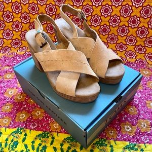 TOMS Ibiza Slingback Sandal Honey Beige🍯